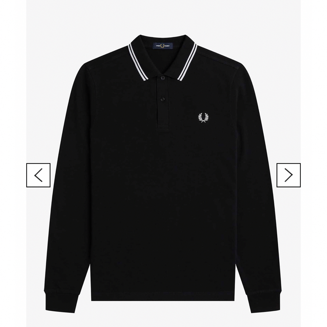 FRED PERRY(フレッドペリー)のフレッドペリー　The Fred Perry Shirt ポロシャツ　長袖　黒 レディースのトップス(ポロシャツ)の商品写真