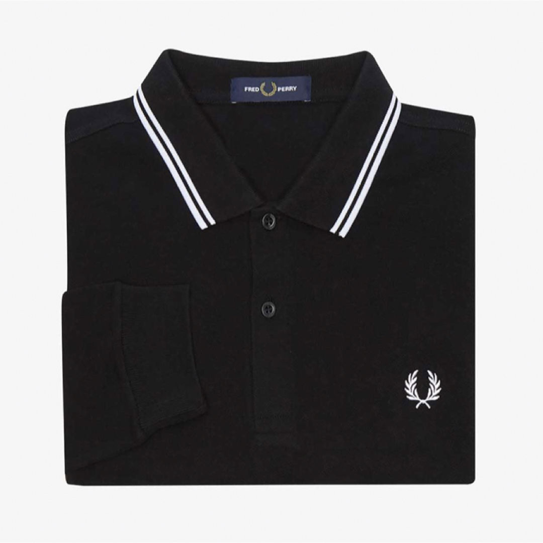 FRED PERRY(フレッドペリー)のフレッドペリー　The Fred Perry Shirt ポロシャツ　長袖　黒 レディースのトップス(ポロシャツ)の商品写真