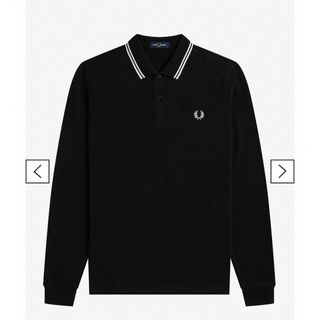 フレッドペリー(FRED PERRY)のフレッドペリー　The Fred Perry Shirt ポロシャツ　長袖　黒(ポロシャツ)