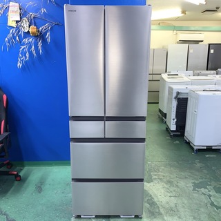 ヒタチ(日立)の⭐️HITACHI⭐️冷凍冷蔵庫　2021年520L自動製氷　大阪市近郊配送無料(冷蔵庫)