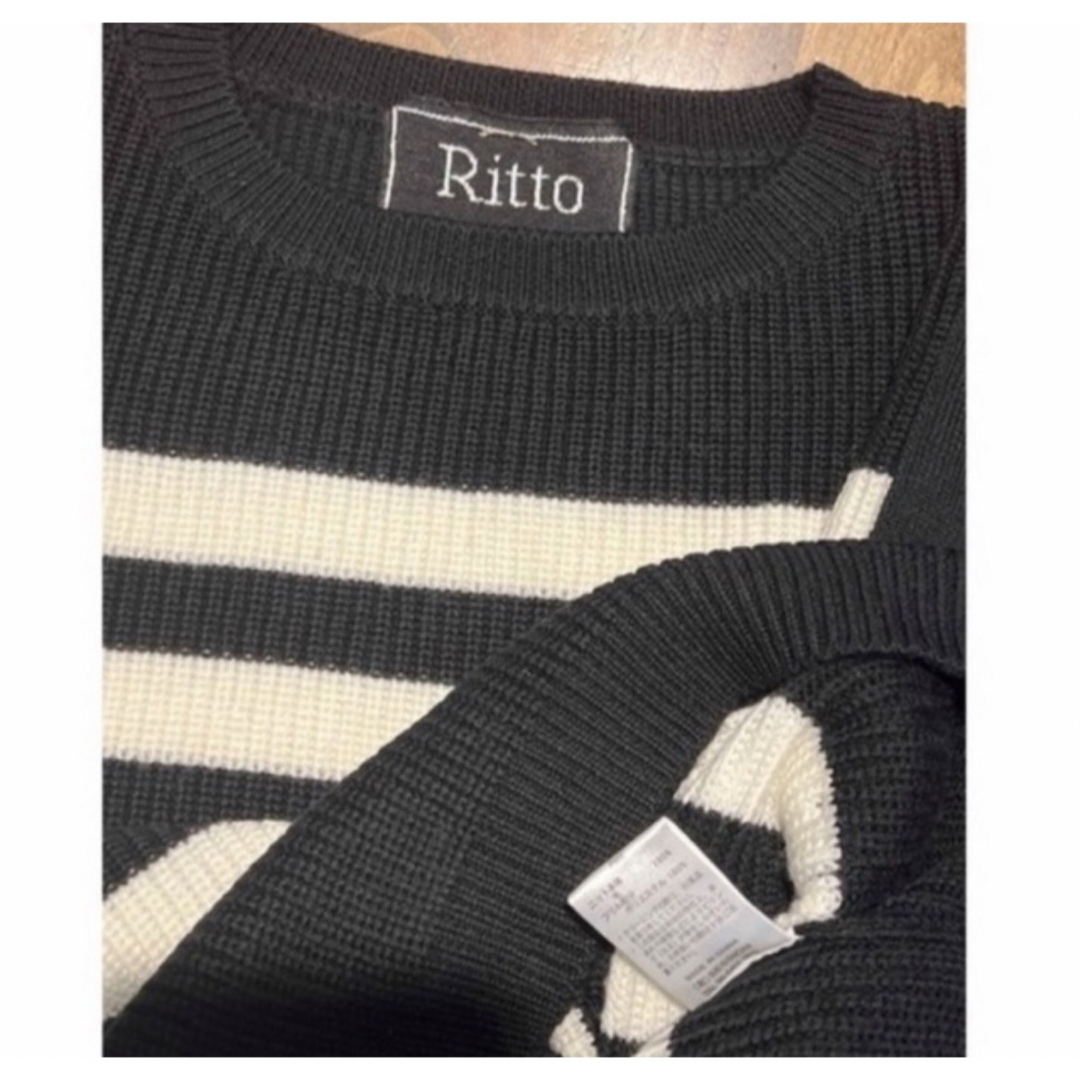 17600円未使用 RITTO リット  ボーダーニット