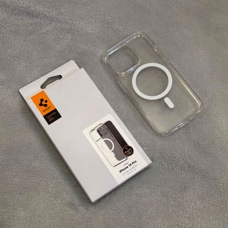 シュピゲン(Spigen)のSpigen iPhone14Pro ケース MagSafe フロスト・クリア(iPhoneケース)