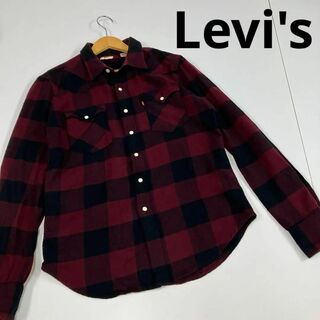 リーバイス(Levi's)のLevi's リーバイス　ネルシャツ　ウエスタンシャツ　ブロックチェック　古着(シャツ)