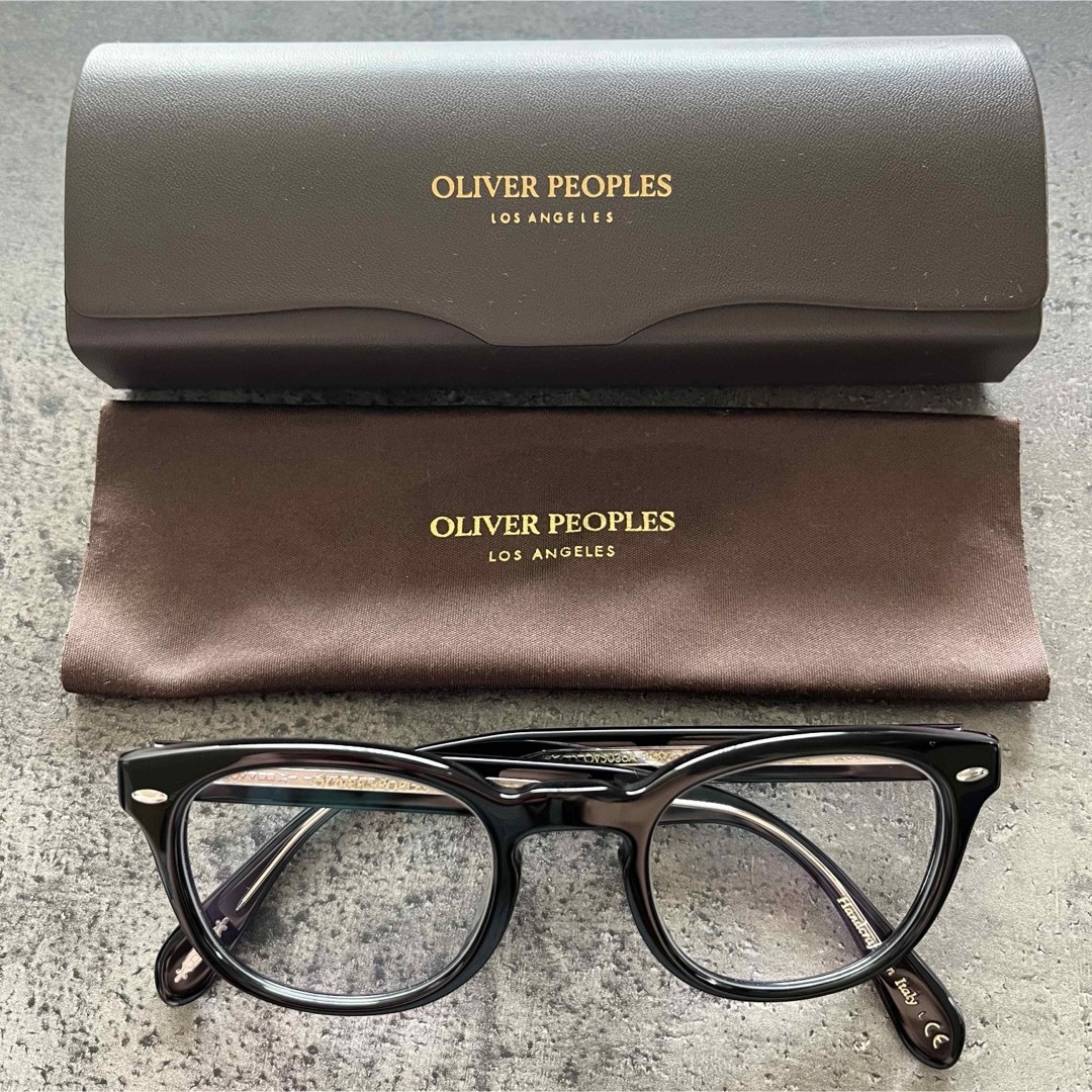 Oliver Peoples(オリバーピープルズ)の【美品】OLIVER PEOPLES SHELDRAKE  サイズ 47  レディースのファッション小物(サングラス/メガネ)の商品写真