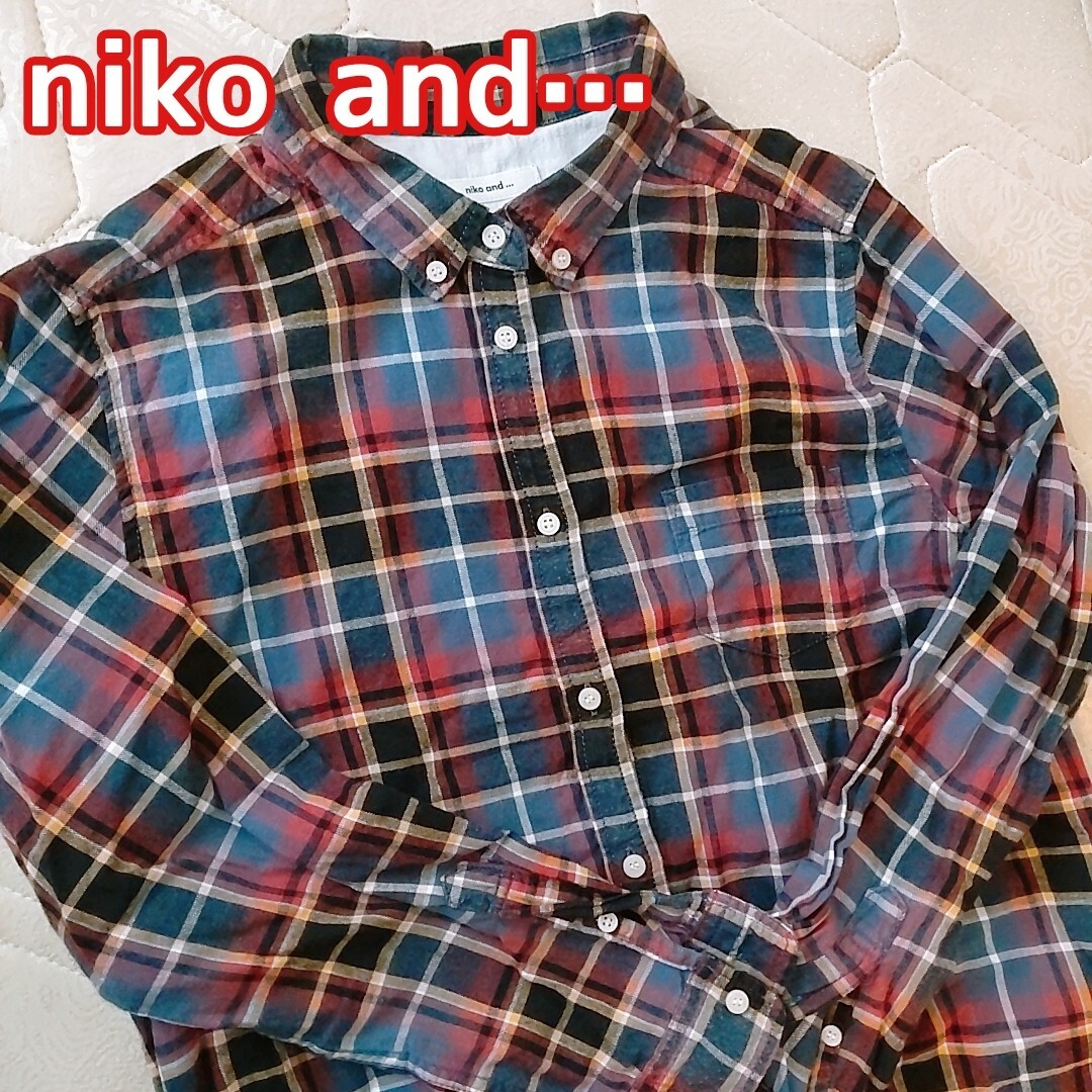 niko and...(ニコアンド)のniko and…　ニコアンド　チェック　シャツ レディースのトップス(シャツ/ブラウス(長袖/七分))の商品写真