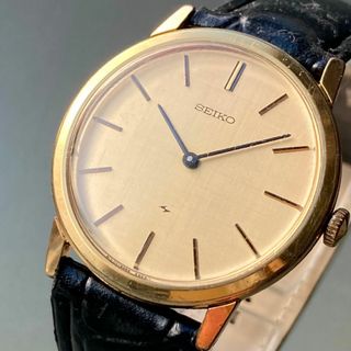 セイコー(SEIKO)の【動作品】セイコー シャリオ アンティーク 腕時計 1975年 手巻き メンズ(腕時計(アナログ))