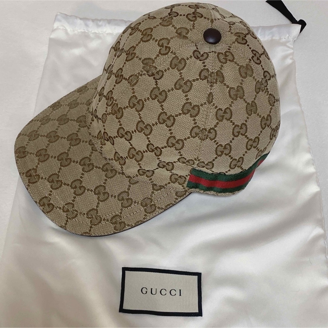 最終値下げ】GUCCI♡オリジナルGGキャンバス ベースボールキャップ 最終値下げ】GUCCI♡オリジナルGGキャンバス ベースボールキャップ
