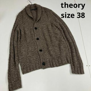 theory - theory セオリー　カーディガン　ショールカラー　38