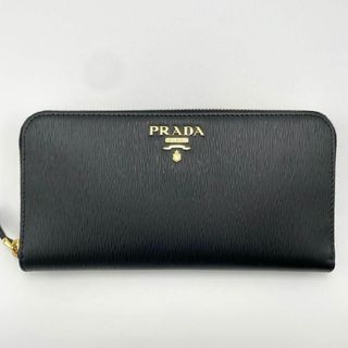 プラダ(PRADA)の【新品同様】PRADA プラダ ラウンドジップウォレット 長財布 1ML506(長財布)