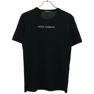 ドルチェアンドガッバーナ(DOLCE&GABBANA)のDOLCE&GABBANA ドルチェ＆ガッバーナ 18SS ロゴプリントTシャツ ブラック 44 G8HV0T/HP709(Tシャツ/カットソー(半袖/袖なし))