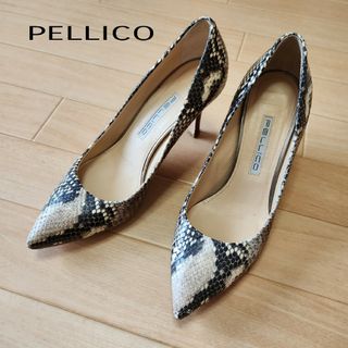 アパルトモンドゥーズィエムクラス(L'Appartement DEUXIEME CLASSE)の【美品】PELLICO ペリーコ　パイソン　パンプス(ハイヒール/パンプス)