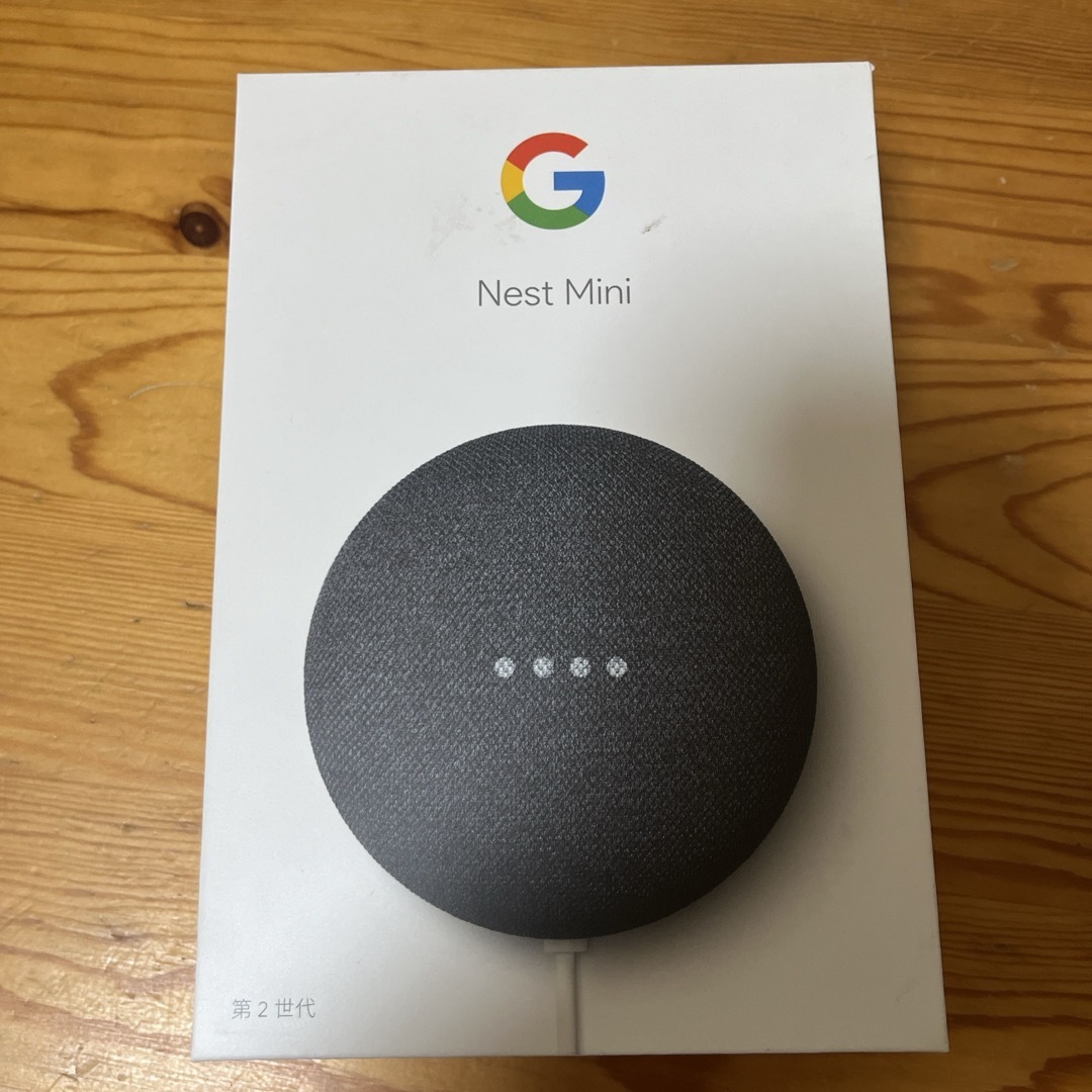 Google(グーグル)のGoogle スマートスピーカー GOOGLE NEST MINI CHARCO スマホ/家電/カメラのオーディオ機器(スピーカー)の商品写真