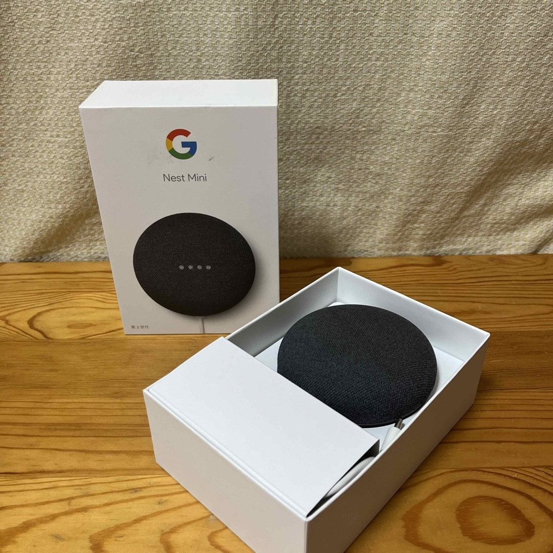 Google(グーグル)のGoogle スマートスピーカー GOOGLE NEST MINI CHARCO スマホ/家電/カメラのオーディオ機器(スピーカー)の商品写真