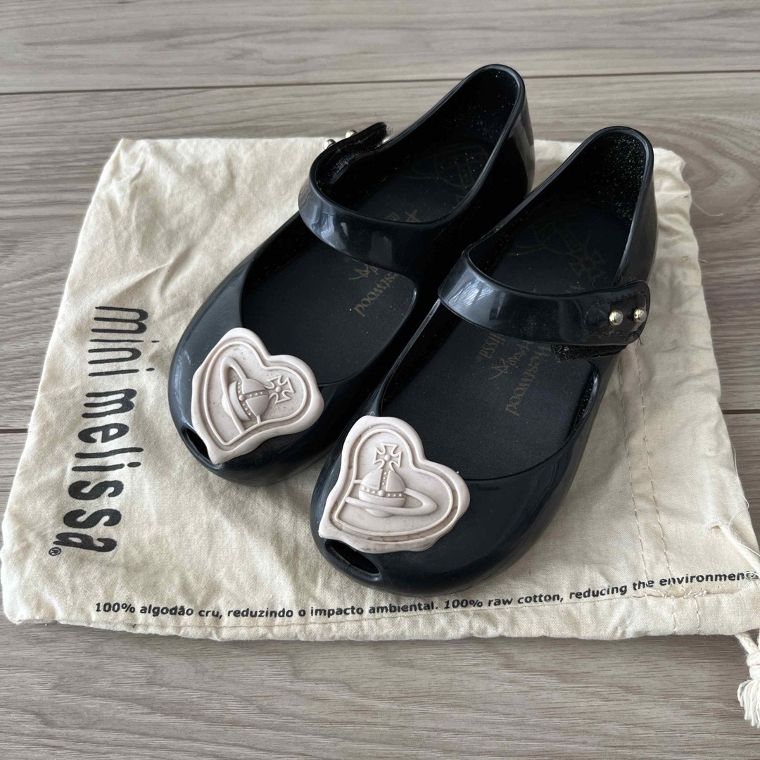 Vivienne Westwood(ヴィヴィアンウエストウッド)のヴィヴィアンウエストウッド×メリッサ キッズ シューズ キッズ/ベビー/マタニティのベビー靴/シューズ(~14cm)(フラットシューズ)の商品写真