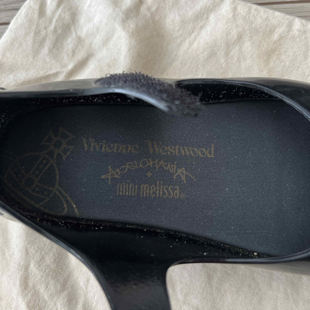 Vivienne Westwood(ヴィヴィアンウエストウッド)のヴィヴィアンウエストウッド×メリッサ キッズ シューズ キッズ/ベビー/マタニティのベビー靴/シューズ(~14cm)(フラットシューズ)の商品写真