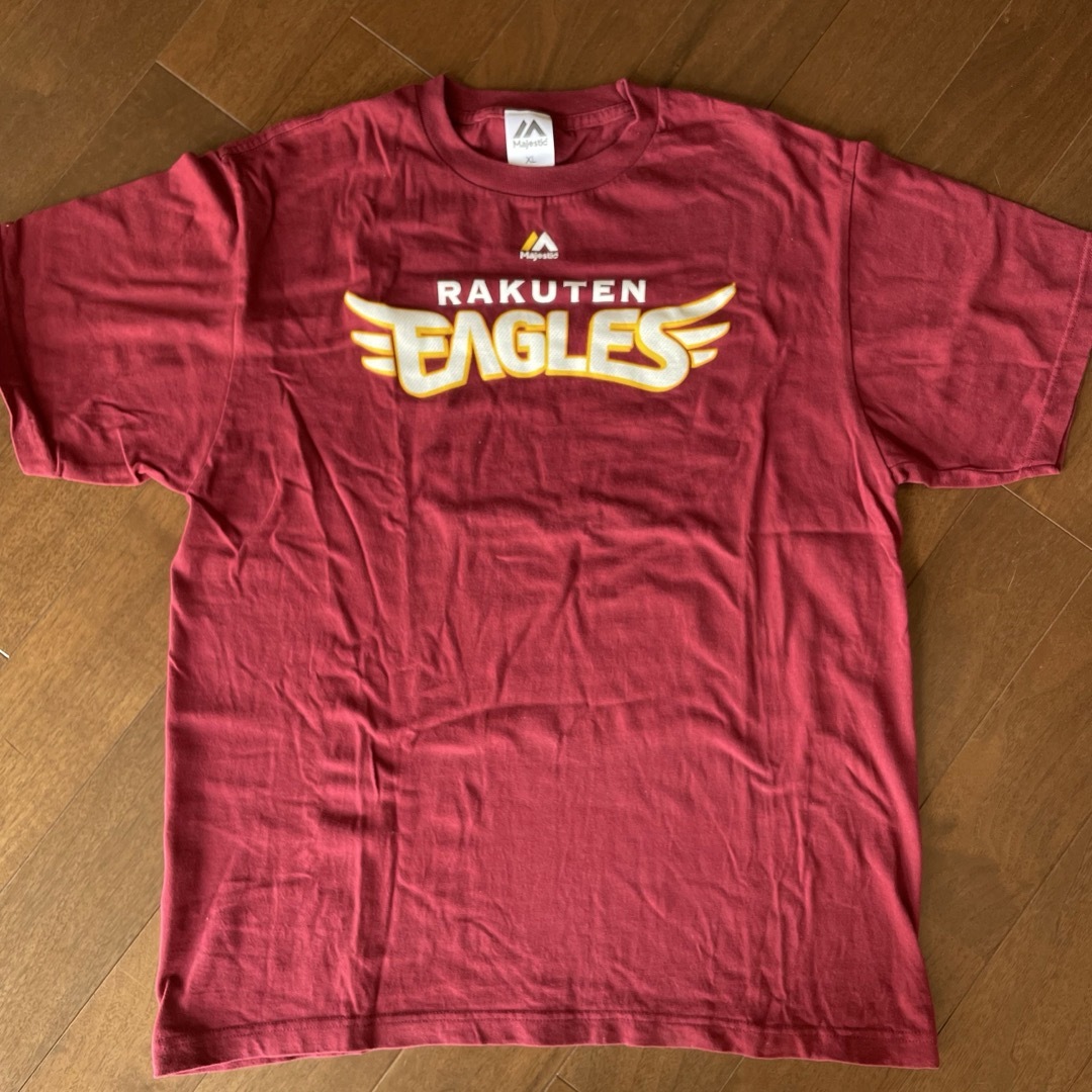 Majestic(マジェスティック)の東北楽天イーグルス　Tシャツ　XL 応援グッズ　 スポーツ/アウトドアの野球(応援グッズ)の商品写真