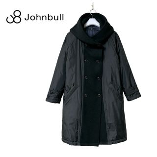 ジョンブル(JOHNBULL)のJohnbull コンビネーションニットコート(ロングコート)