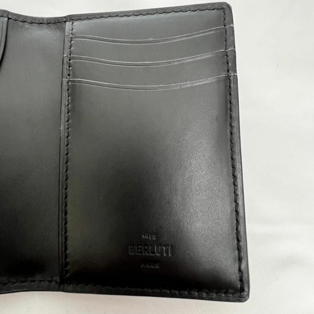 Berluti(ベルルッティ)のBERLUTI ジャグア スクリット レザー カード ホルダー メンズのファッション小物(名刺入れ/定期入れ)の商品写真