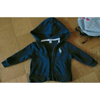 ラルフローレン(Ralph Lauren)の【中古】ラルフ・ローレン パーカー 子ども 紺色 70 80(トレーナー)