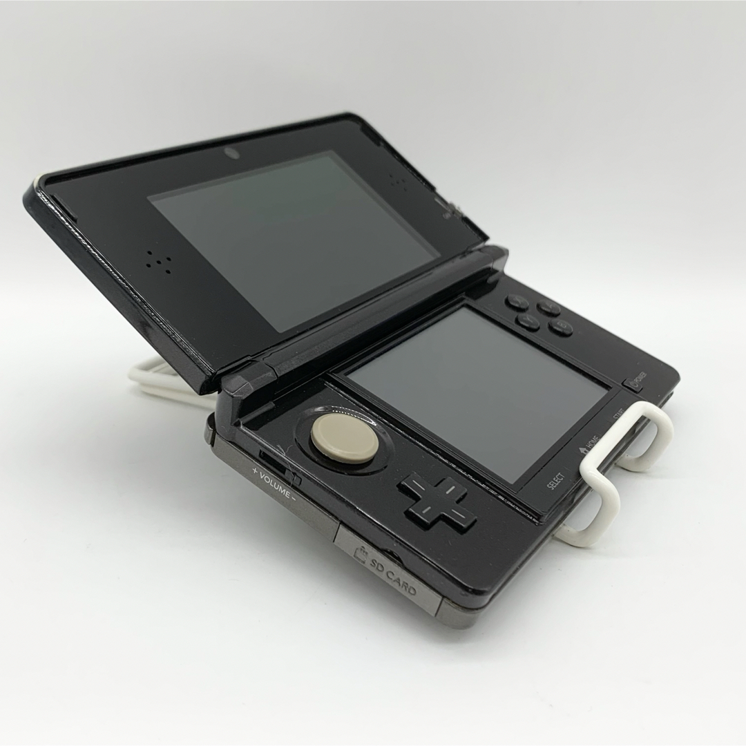 液晶美品 ニンテンドー 3DS ブラック 黒 本体 付属品 任天堂 416-