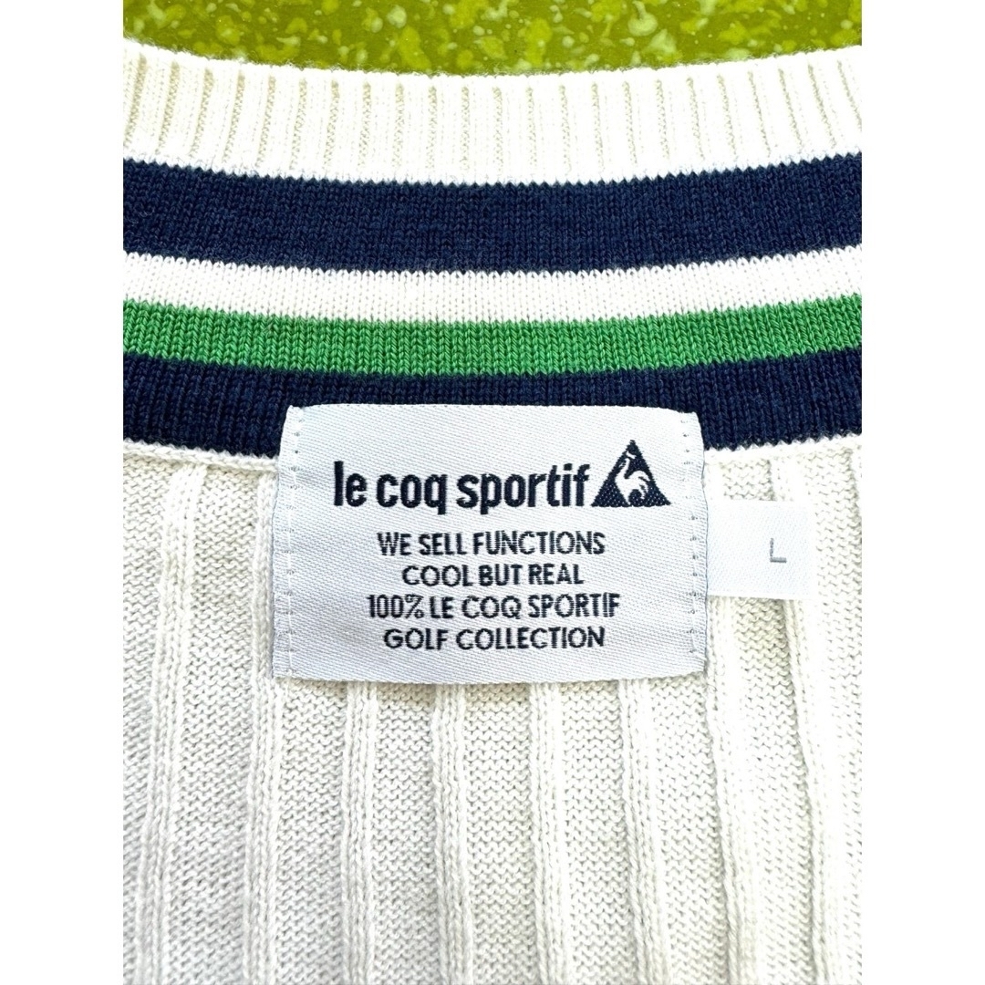 le coq sportif(ルコックスポルティフ)の美品 ルコックスポルティフ  レディース ゴルフウエア サイズL スポーツ/アウトドアのゴルフ(ウエア)の商品写真