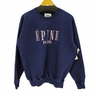 épine - epine(エピヌ) EMBROIDERY SWEAT クルースウェットの通販 by