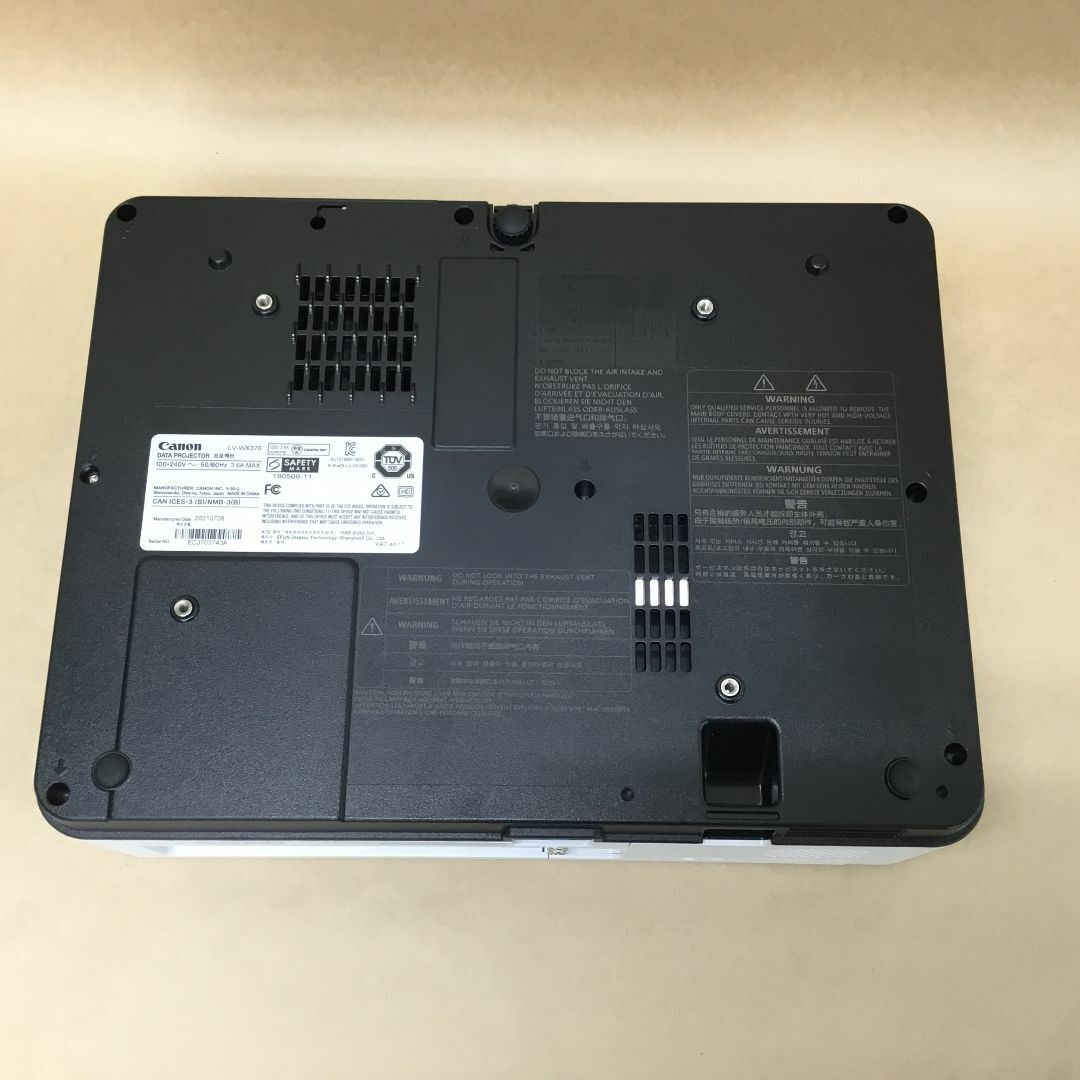 ランプ使用0時間 CANON パワープロジェクター LV-WX370 3700 ランプ使用0時間 CANON パワープロジェクター LV-WX370 3700
