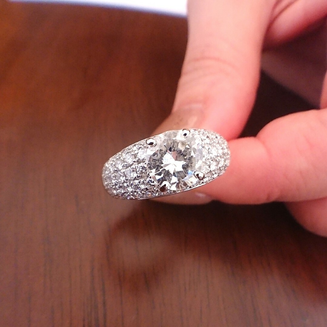 一粒✨1.5ct 天然ダイヤモンド リング 鑑定ソ付 k18 ダイヤ 新品 一粒✨1.5ct 天然ダイヤモンド リング 鑑定ソ付 k18 ダイヤ 新品