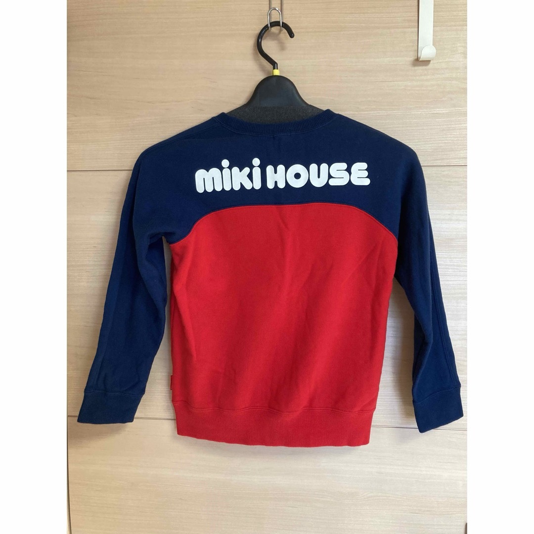 mikihouse(ミキハウス)のミキハウス　トレーナ 130 美品 キッズ/ベビー/マタニティのキッズ服女の子用(90cm~)(ニット)の商品写真