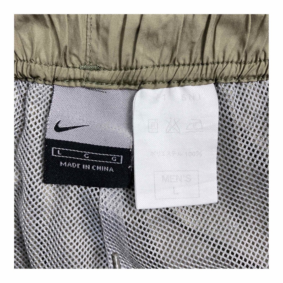 NIKE - 00s Y2K NIKE ナイキ ナイロントラックパンツ カーキ NIKE - 00s Y2K NIKE ナイキ ナイロントラックパンツ カーキ
