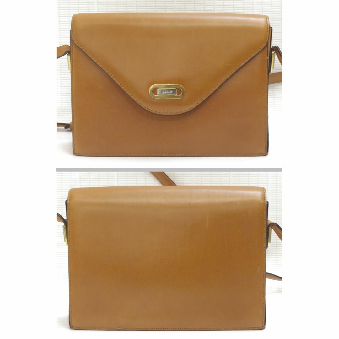 Bally(バリー)のバリー　ショルダーバッグ　レザー　茶　ブラウン系　BALLY　18675401 レディースのバッグ(ショルダーバッグ)の商品写真