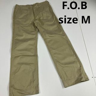 エフオービーファクトリー(FOB FACTORY)のF.O.B チノパン　ワークパンツ　アメカジ　カーキ　古着(チノパン)