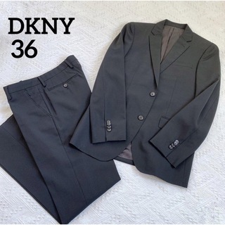 DKNY メンズスーツ 春夏 オンワード樫山　ブラック　美品