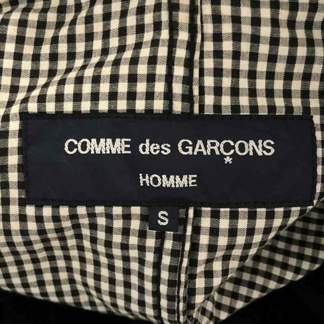 COMME des GARCONS HOMME(コムデギャルソンオム)のCOMME des GARCONS HOMME / コムデギャルソンオム | 2007AW | 製品洗い コーデュロイ 裏地チェック 2B テーラードジャケット | S | ブラック | メンズ メンズのジャケット/アウター(その他)の商品写真