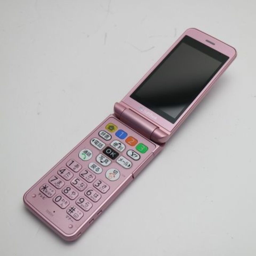 SHARP(シャープ)の超美品 108SH ピンク 白ロム M444 スマホ/家電/カメラのスマートフォン/携帯電話(携帯電話本体)の商品写真