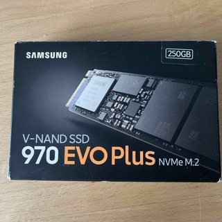 サムスン(SAMSUNG)のSAMSUNG 970 EVO Plus NVMe M.2シリーズ 250GB(PCパーツ)