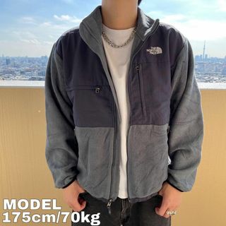 ザノースフェイス(THE NORTH FACE)のザノースフェイス ポーラテック デナリジャケット ブルーグレー フリース M(ブルゾン)