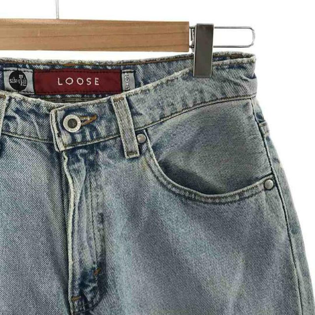 Levi's(リーバイス)のLevi's / リーバイス | 90s ヴィンテージ USA製 SILVERTAB LOOSE シルバータブ ルーズ デニムパンツ | MIDIUM 5/6 | インディゴ | レディース レディースのパンツ(その他)の商品写真