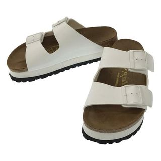 ビルケンシュトック(BIRKENSTOCK)のBIRKENSTOCK / ビルケンシュトック | Papillio プラットフォームサンダル | 34 | ホワイト/ブラウン | レディース(サンダル)