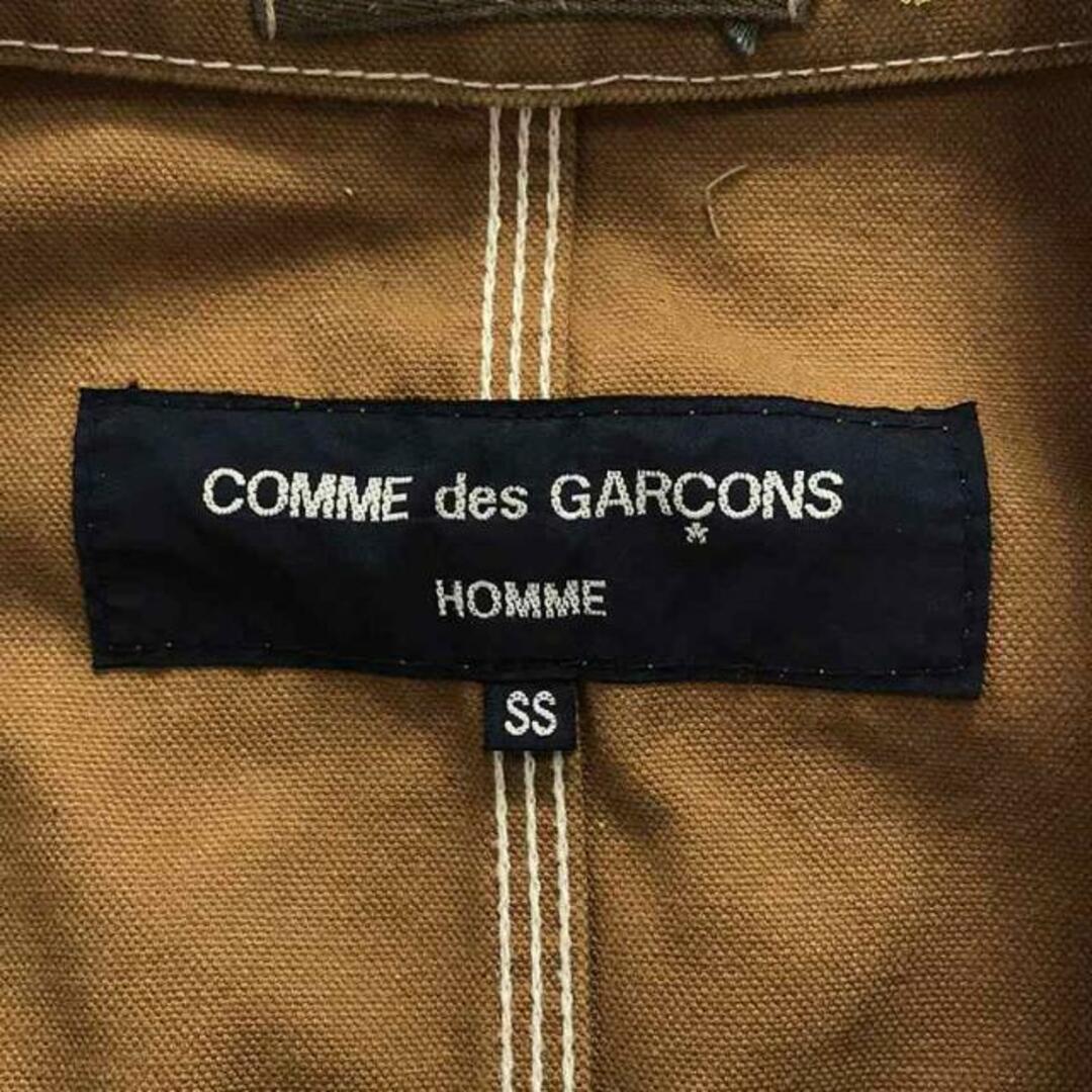 COMME des GARCONS HOMME(コムデギャルソンオム)のCOMME des GARCONS HOMME / コムデギャルソンオム | 2008SS | ダック地 ステッチワーク 2B テーラードジャケット | SS | ブラウン | メンズ メンズのジャケット/アウター(その他)の商品写真