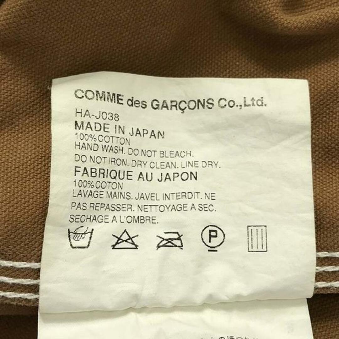 COMME des GARCONS HOMME(コムデギャルソンオム)のCOMME des GARCONS HOMME / コムデギャルソンオム | 2008SS | ダック地 ステッチワーク 2B テーラードジャケット | SS | ブラウン | メンズ メンズのジャケット/アウター(その他)の商品写真