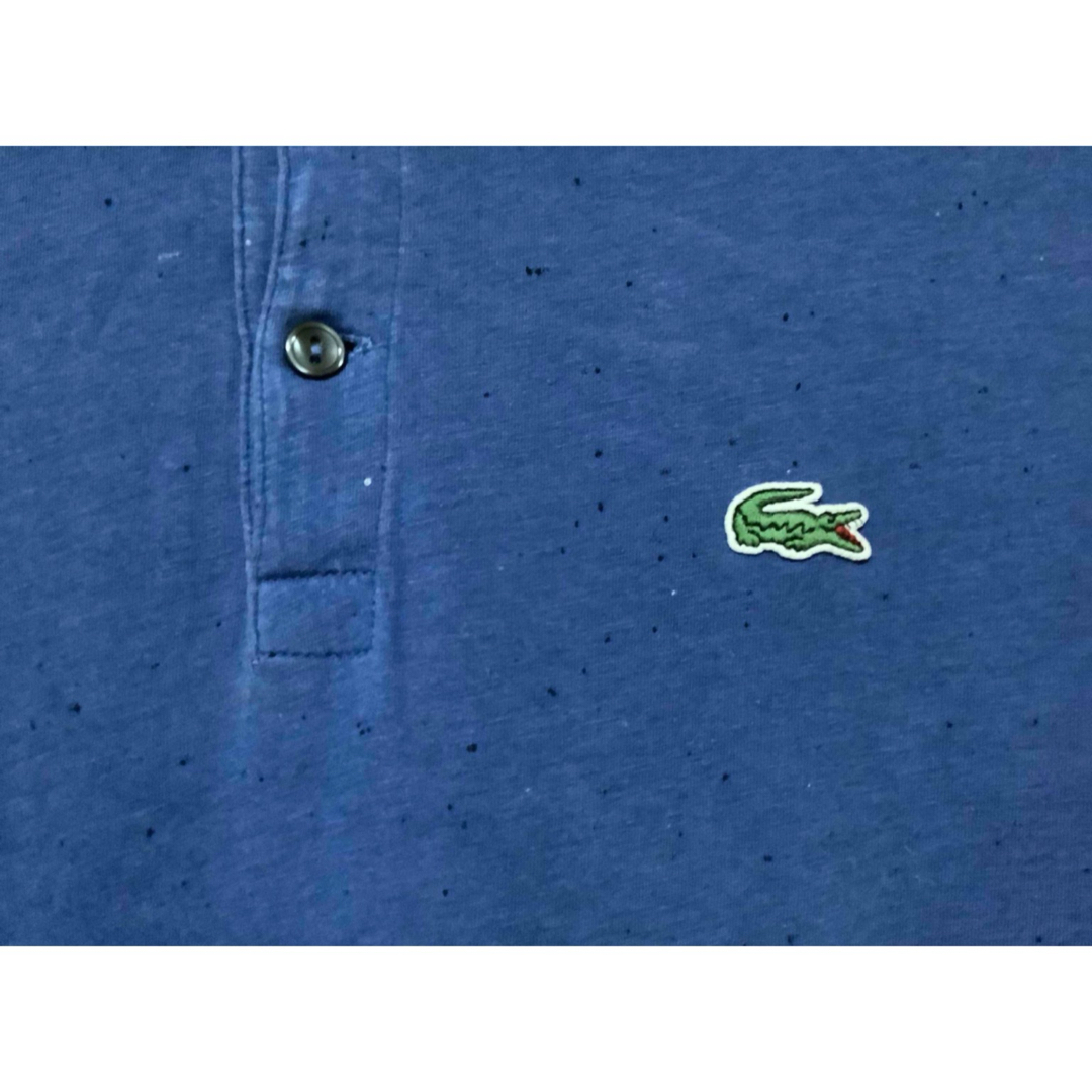 LACOSTE L!VE(ラコステライブ)のLACOSTE LIVE ポロシャツ 青 メンズのトップス(ポロシャツ)の商品写真