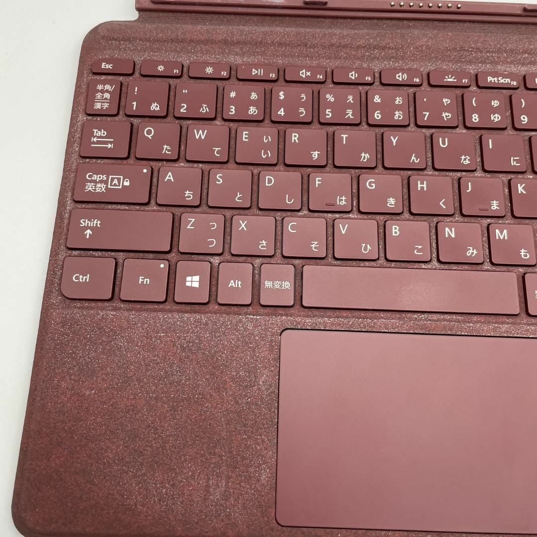 Microsoft(マイクロソフト)のSurface Go　タイプカバー ポピーレッド 日本語配列 KCS-00102 スマホ/家電/カメラのPC/タブレット(PC周辺機器)の商品写真