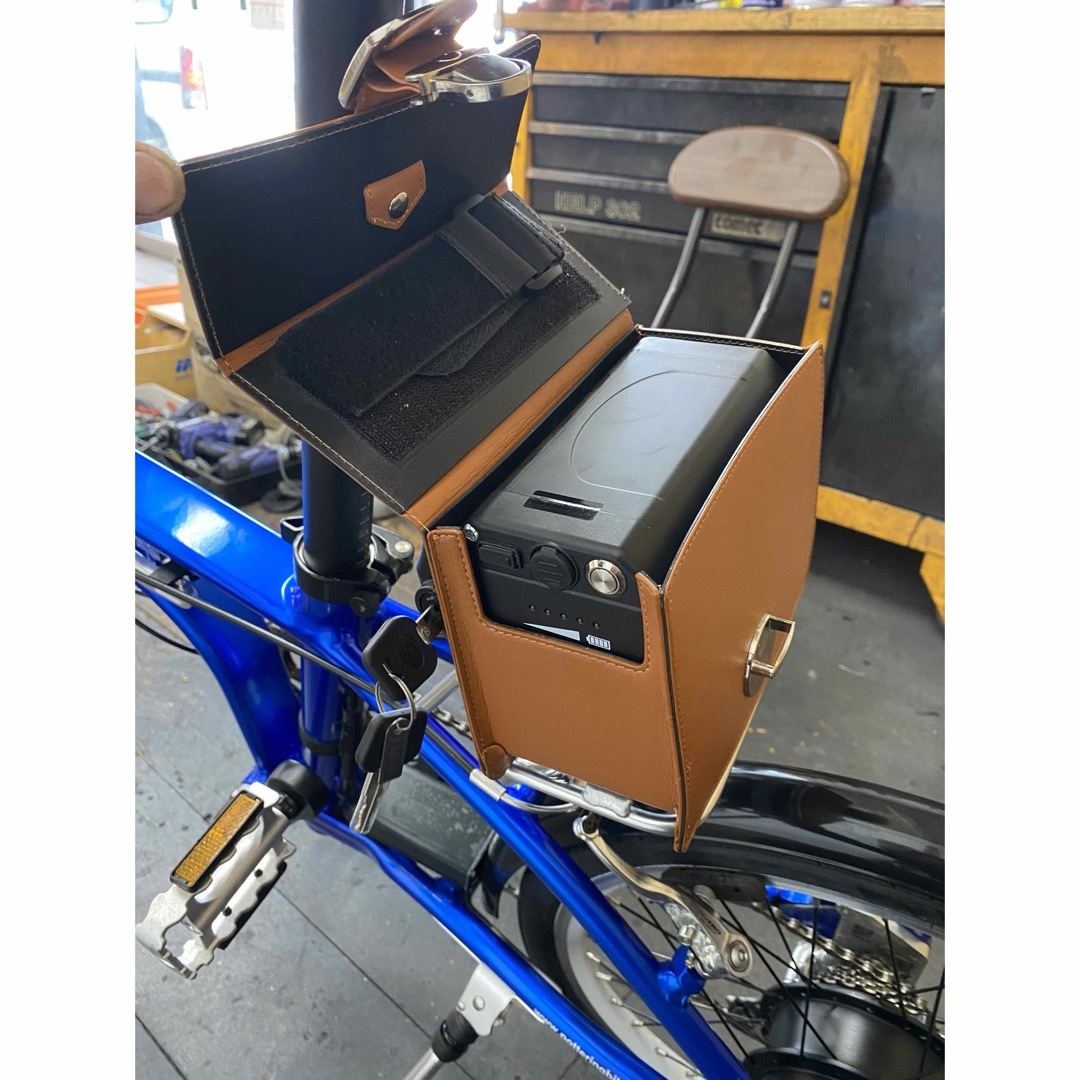 中古車　電動自転車　デイトナ ポタリングバイク DE01　20インチ　9段　美品 スポーツ/アウトドアの自転車(自転車本体)の商品写真