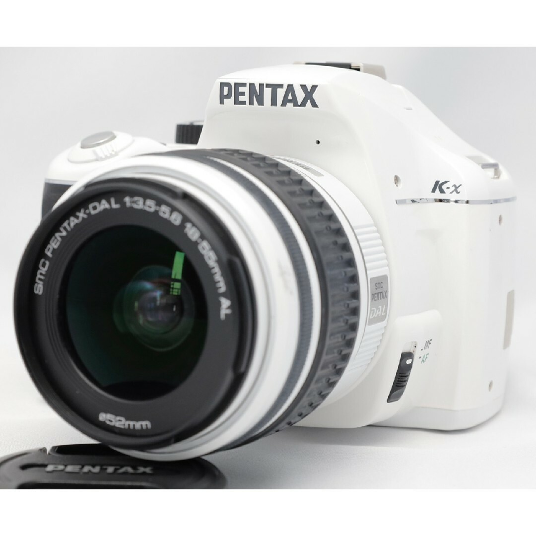 PENTAX(ペンタックス)の2月21日限定価格【一眼レフ】PENTAX  K-X レンズキット スマホ/家電/カメラのカメラ(デジタル一眼)の商品写真