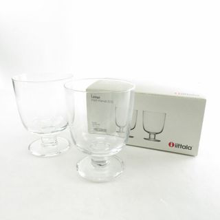 イッタラ(iittala)の美品 iittala イッタラ レンピ グラス 2点 ペア 340ml クリア 北欧 SU5457B4 (グラス/カップ)