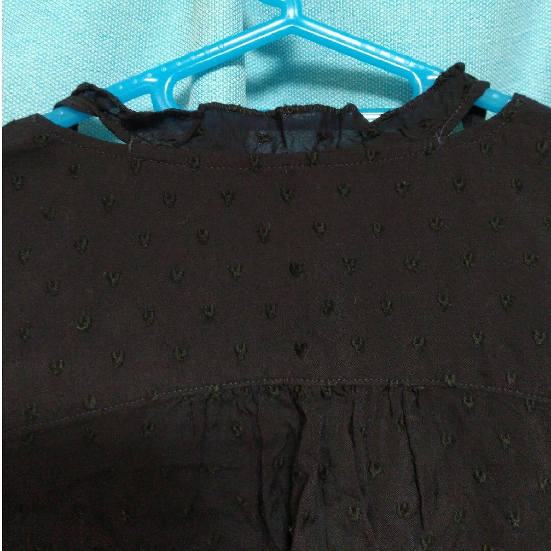 【グリントマティ】ブラック　ノースリーブブラウス　サイズ36 レディースのトップス(シャツ/ブラウス(半袖/袖なし))の商品写真