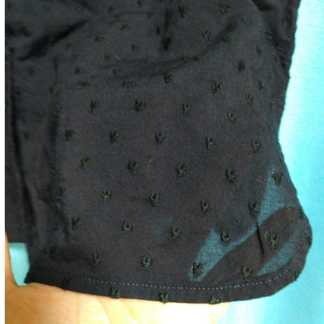 【グリントマティ】ブラック　ノースリーブブラウス　サイズ36 レディースのトップス(シャツ/ブラウス(半袖/袖なし))の商品写真