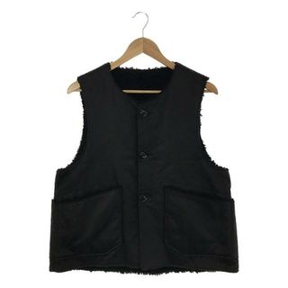 エンジニアードガーメンツ(Engineered Garments)のEngineered Garments / エンジニアドガーメンツ | over vest / リバーシブル ボア オーバーベスト | M | ブラック | メンズ(ベスト)