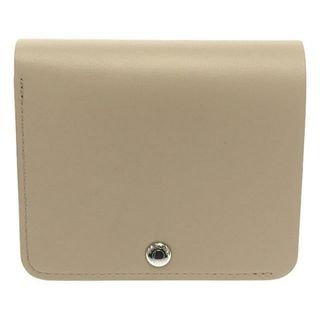 スタンダードサプライ(STANDARD SUPPLY)の【美品】  STANDARD SUPPLY / スタンダードサプライ | ACCORDION COMPACT WALLET レザー アコーディオン コンパクトウォレット | ライトベージュ | レディース(財布)